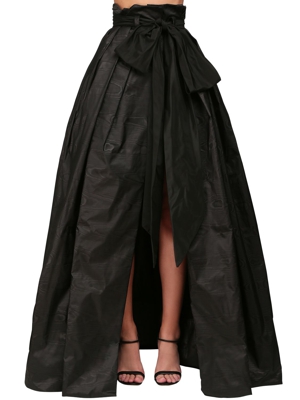 Yolancris | Donna Gonna Moiré Nero 40