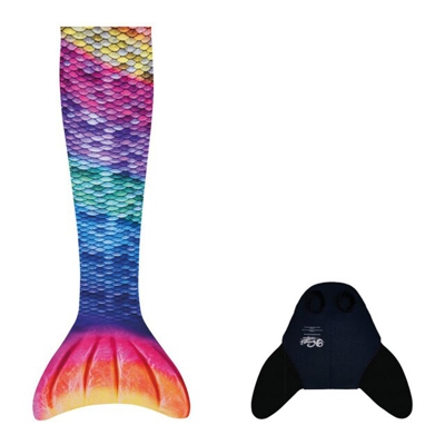 Kuaki - Conjunto Infantil Cola De Sirena 2 Piezas Rainbow