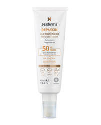 Sesderma - Fotoprotector Facial Repaskin SPF 50 Tacto Seda Color 50 Ml en oferta