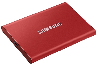 2555142-Samsung Portable SSD T7 2TB Metalic Red