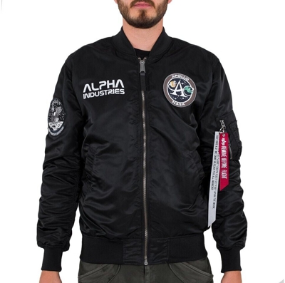Alpha Industries ma-1 Moon Landing Reverse Chaqueta - Black/Multicolor -