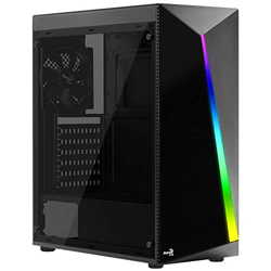 Aerocool Shard Midi Tower RGB Gaming PC Case Tempered Glass LED Fans características