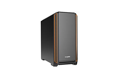 Silent Base 601 Midi-Tower Negro, Naranja, Cajas de torre
