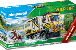 PLAYMOBIL 70278 - Wild Life - Camion della Missione Avventura características