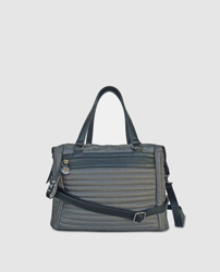 Torrens - Bolso De Mano Acolchado En Gris Con Asa Larga Extraíble precio
