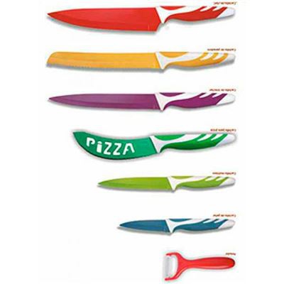 Set de cuchillos diseño suizo 6+1 Thulos