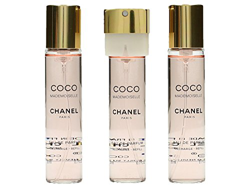 Coco mademoiselle eau de perfume vaporizador 3 x 20 refill precio