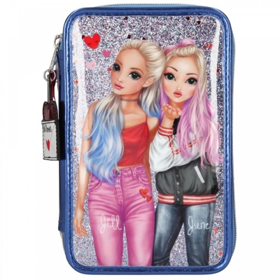 TOPModel 3-Fach Federtasche Friends LOVE LETTERS, gefülltes Schulmäppchen - NEU