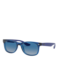 Ray Ban Junior - Gafas De Sol Infantiles Ray Ban 0RJ9052S Cuadradas En Azul Marino Translucido Y Varillas A Tono características