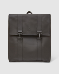 Rains - Mochila Unisex Resistente Al Agua En Negro Mate Con Compartimento Para Portátil en oferta