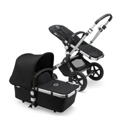 Bugaboo - Coche De Paseo Dúo Cameleon 3 Plus Completo Negro Y Chasis Aluminio en oferta