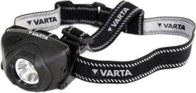 Varta INDESTRUCTIBLE H20 Headband flashlight Black Rubber 9 m IPX4 17731101421