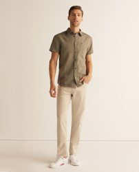 Wrangler - Pantalón Cinco Bolsillos De Hombre Regular Beige precio