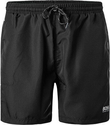 Hugo Boss Starfish Medium-length swim shorts in quick-dry fabric (50408118) black
