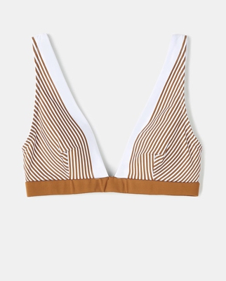 Iodus - Top De Bikini Triángulo Lezaka Rayas