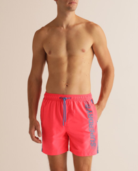 Superdry - Bañador Bermuda De Hombre Coral precio