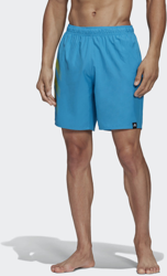 Adidas Bold 3-Streifen CLX swim shorts shock cyan (FJ3410-0004) en oferta
