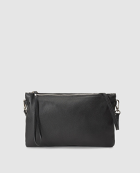 Gianni Chiarini - Bandolera De Mujer De Piel Vacuna En Negro Con Cremallera características