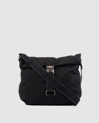 KCB - Bandolera De Mujer En Negro Con Broche Frontal en oferta