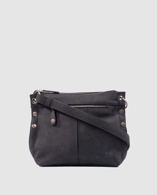 KCB - Bandolera De Mujer En Negro Con Detalles A Contraste