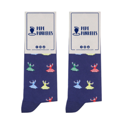 Pepe Pinreles - Calcetines Flamencas Marino en oferta