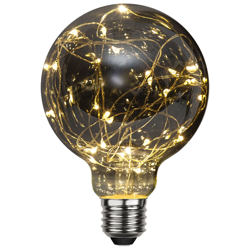 Bombilla E27 Deco Smoked micro LED G95 1,5W Blanco cálido - STAR precio