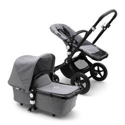 Bugaboo - Coche De Paseo Dúo Cameleon 3 Plus Completo Gris Melange Y Chasis Negro precio