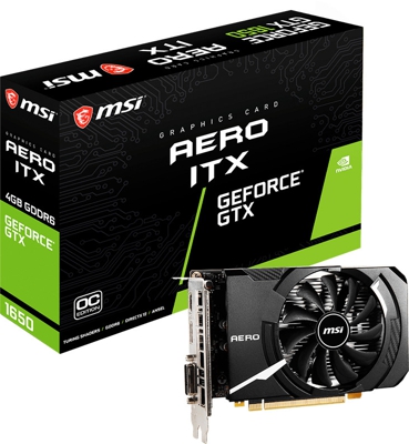 MSI GeForce GTX 1650 D6 Aero ITX OC 4GB GDDR6