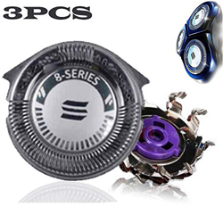 Heallily Cabeza de Afeitadora de Repuesto Compatible para las Afeitadoras de Serie Philips Norelco HQ8 / HQ8894 / HQ7160 3 Unidades características