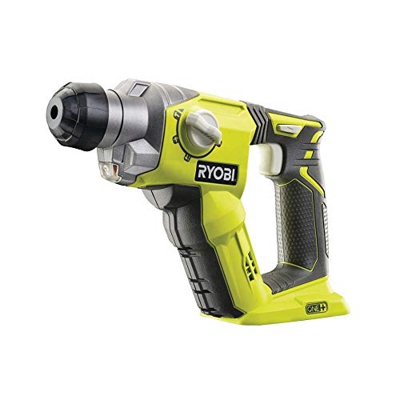 Ryobi R18SDS-0 rotary hammers - Martillo perforador (1,6 cm, 1,3 J, 5000 ppm, 1,3 cm, 1,6 cm, Negro, Verde)