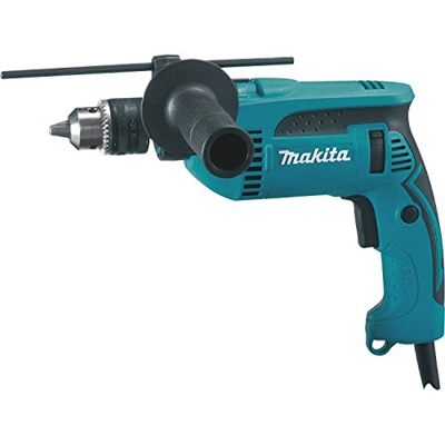 Makita HP1640 Taladro Percut. 13Mm 680W Llav, 680 W, 240 V, Multicolor