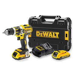 Detalles de la oferta de DEWALT DCD795D2-QW - Taladro Percutor a bateria sin escobillas XR 18V 13mm 60Nm con 2 baterías Li-Ion 2,0Ah con maletín TSTAK DEWALT DCD795D2-QW - Taladro Percutor a bateria sin escobillas XR 18V 13mm 60Nm con 2 baterías Li-Ion 2,0Ah con maletín TSTAK precio