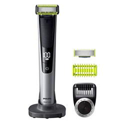 Philips QP6620/30 OneBlade Pro Cara y Cuerpo - Recortador de Barba Recargable con Peine-Guía para el Cuerpo, Peine de Precisión de 14 Longitudes, Base características