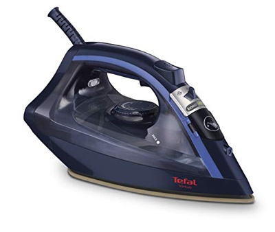 Tefal Virtuo FV1739E0 - Plancha de vapor sistema antigoteo, salida continua de vapor 24 g/min, golpe de vapor 90 g para eliminar las arrugas más difíc