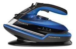 Rowenta DE5010D1 Freemove Plancha de vapor sin cable con golpe de vapor 115 g/min, 2400 W, 250 ml, suela Microsteam 400 láser, Azul/Negro precio