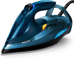 Philips Azur Advanced GC4937/20 – Plancha de vapor (3000 W, con OptimalTemp, Golpe de vapor de 240 g, sistema Calc-Clean), azul precio