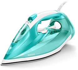 Philips Azur - Plancha (Plancha a vapor, Suela de SteamGlide, 2 m, 200 g/min, Turquesa, 45 g/min) en oferta