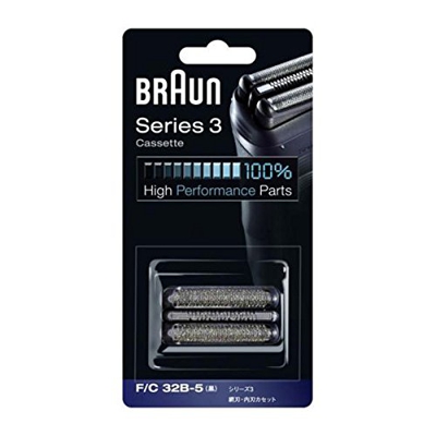 Braun Series 3 32B Cabezal de Recambio para Afeitadora Eléctrica, Compatible con las Afeitadoras Series 3 ProSkin, Negro
