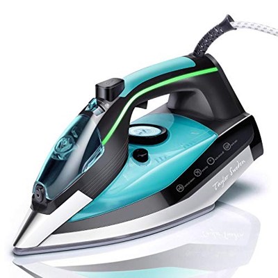 Taylor Swoden - Plancha de vapor con suela de cerámica, 2700W, depósito 320ml, sistema antigoteo, antical y autolimpieza. Gran deslizamiento, rápido c