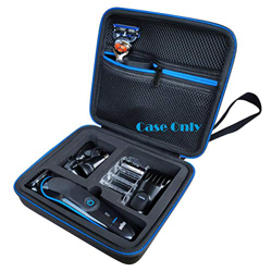 Para Braun MGK3080 Braun MGK5080 Braun MGK3085 Braun MGK3060 Braun MGK3040 MGK3042 Recortador de barba Duro Viaje Estuche Bolso Funda By LAVSS,Negro características