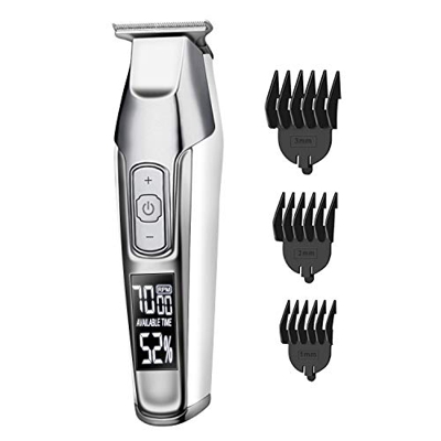 Cortapelos Profesional Hombre Cortador Pelo Cortadora de Pelo Recargable Máquina Afeitar Recortadora de Barba Set de Afeitado Multifunción