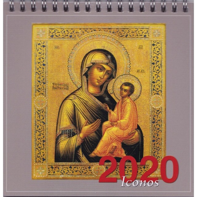 Calendario iconos 2020 mesa