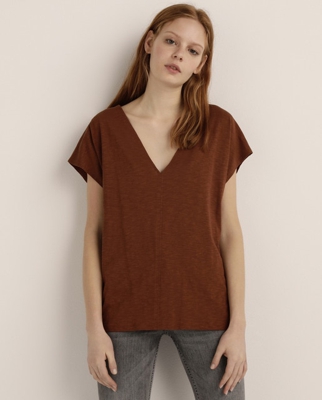 Easy Wear - Camiseta De Mujer Lisa Manga Corta
