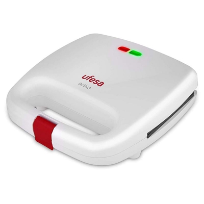 Desayuno - Ufesa SW7850 activa sandwichera 750 W Rojo, Blanco