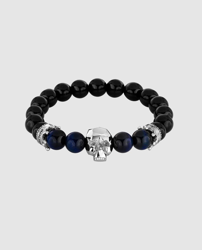Police - Pulsera De Hombre Corvey Calavera Azul características