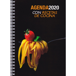 Agenda con recetas de cocina 2020 precio