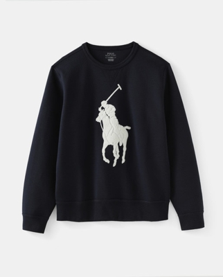 POLO DENIM - Sudadera De Hombre Azul Marino Con Cuello Redondo