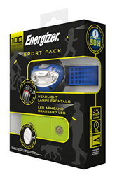 Energizer Sport Pack, Linterna Frontal + Brazalete LED + Pilas, Running y Ciclismo, Azul [Clase de eficiencia energética A++] características