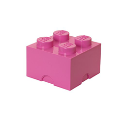 LEGO Bloque de almacenaje 2 x 2 rosa néon precio