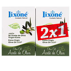 Set de Jabones Olive Oil Lixoné (2 pcs) en oferta